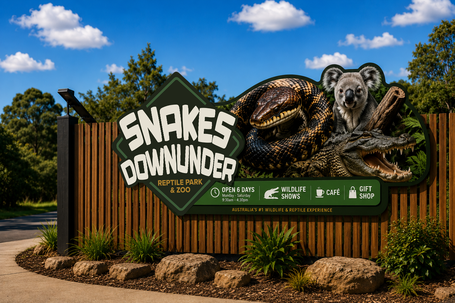 Snakes Downunder Reptile Park & Zoo project